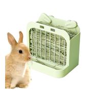 Alimentador De Heno para Conejos, Contenedor De Hierba | Soporte Heno Animales Pequeños an Capacidad, 9,3x6,3x7,9 Pulgadas, para Chinchilla, Hámsteres, Jerbos, Mascotas Pequeñas, Jaula Pa