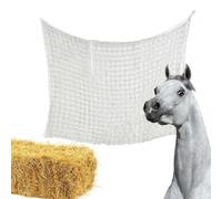 Alimentador de heno Rectangular para Caballos - Redes de heno Lento | Bolsas de pie de lágrima con Agujeros de 3 cm, Suministros portátiles para Caballos