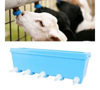Alimentador de Leche de Animal Pequeño Lechón Lámpara de Cabra Alimentador de Leche de Cabra con 5 Pezones Equipo de Bebida de la Granja para Mascotas Alimentador de Cubo de