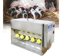 Alimentador de leche de cerdo, máquina de alimentación automática para lechones, diseño grueso de acero inoxidable, caja de leche de gran capacidad para una nutrición cómoda