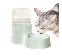 Alimentador de mascotas Automático, alimentadores automáticos para CAT,Alimentador de alimentos automotrices de gran capacidad Feeding Cat Dispenser - Pequeño tazón para perros lavable para mascotas p