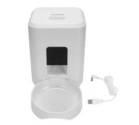 Alimentador de Mascotas Inteligente, Control de Transmisión de Tiempo Control Conveniente Conexión WiFi Cat Dog Dry Food Food Dispenser, Asegura Que su Mascota Come a Tiempo y Se