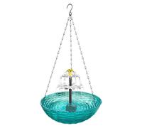 Alimentador de pájaros al aire libre, fuente de alimentación de pájaros, jardín de aves de baño, Birdbath Bowl Combo, al aire libre Bird Bath, Backyard Bird Feeder, Alimentador de pájaros con fuente,
