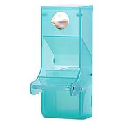 Alimentador de pájaros para loro jaula búsqueda automática de alimentos para alimentar con perca para cuáqueros sicha loros comederos automáticos para pájaros sin desorden