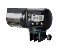 Alimentador de Peces de Estanque, Alimentador automático Inteligente Ajustable con Pantalla LCD Que Indica el Temporizador Alimentador automático for pecera Accesorios for Acuario