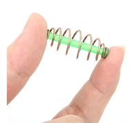 Alimentador de pesca, 10pcs bobina de resorte en línea método alimentador cebo metal lanzador aparejos de pesca(M) Ciclismo y piezas de repuesto
