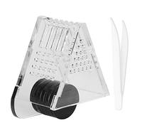 Alimentador de Pescado Acrílico de Tamaño Pequeño, Alimentador Rojo Cono Acuario Magnético V Camarones Forma con Pinza para Pescado, Fácil Instalar y Adecuado para Vivas y Secas S