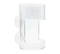 Alimentador de pescado Betta, transparente para acuario | Alimentador de pájaros, Dispensador de alimentos para acuario, Plato de alimentación para camarones, Ventosa