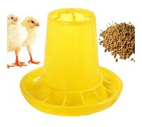 Alimentador de pollo, comedero de codorniz, comedero de pollo sin ensuciar, simple y estable, comedero de patos, suministros de pollo para bebés, soporta 0,8 kg de chips de maíz