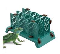 Alimentador de reptiles - de alimentación a prueba de escape, cuenco de comida de Lizard | Accesorio de terrario duradero para geckos, ranas y lizards, comportamiento courages Hunting Foraging