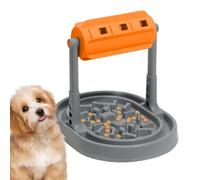Alimentador de Rodillo Lento Ajustable para Mascotas, Juguete Interactivo para Mascotas, antigulpo, antivómitos, alimentación Lenta para Gatos, Cachorros,