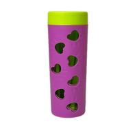 Alimentador de rompecabezas para perros interactivo, juguete, puerto de comida ajustable, entrenamiento divertido, dispensador de golosinas rodantes para estimulación mental, alimentador de de comida