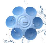 Alimentador de tazón de Perros múltiples | Multi Cat Food Bowl con 6 Compartimentos Estación de alimentación de sin Deslizamiento de | Tazón de Agua y Comida de Grado alimenticio | P