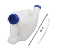 Alimentador de Ternero - Botella de 4L con Tubo Flexible, Drencher Medicinal para Leche | Herramienta para Alimentación de Corderos, Cabras, Cachorros y Ovejas Adultas, Fácil Uso en Granja y Hoga