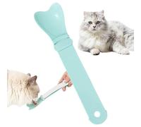 Alimentador de Tiras para Gatos, Cuchara exprimidora para Tiras de Gatos - Alimentador para Mascotas con Cuchara para Gatos en Forma de corazón,Dispensador de Comida para Gatos de Boca Ancha, Cuchara