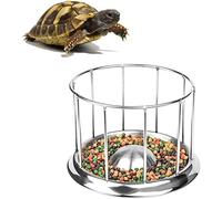 Alimentador De Tortugas, Plato De Comida para Tortugas, Lavabo para Tortugas De Acuario, Dispensador De Bandeja De Comida, Herramienta De Alimentación Pequeña,Grande (7.5 * 4.8 * 1.9in)