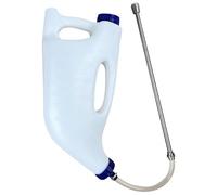 Alimentador de Tubo para terneros, Botella ergonómica Ajustable para terneros con Doble asa, alimentador de Ganado para facilitar la alimentación y el desparasitación de, corderos y Cab