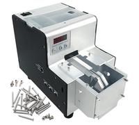 Alimentador digital de tornillos con contador, máquina eléctrica para la organización de tornillos, contador digital de 0 a 9999, ideal para procesos de envasado y fabricación.