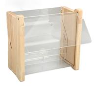 Alimentador Elegante Automático Gran Capacidad C Caja de Alimentos Acrílico Bird Bird para Periquitos de Cacatúas 22x7.8x14.2cm / 8.7x3.1x5.6in Acrílico Elegante Alimentador Alimentación Aves Chic