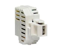 Alimentador Empotrado Keystone 1 Toma USB-A 2.1A Color Blanco Fanton 82890