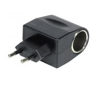 Alimentador fijo 12vdc 1amp salida mechero coche entrada 230vac
