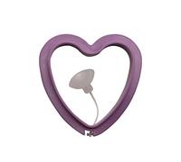 Alimentador flotante para peces con forma de corazón y flor, con ventosa