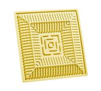 Alimentador lento, alimentador de rompecabezas impermeable para gatos, alfombrilla de alimentación segura y antideslizante de silicona para comer interactivamente, cachorros, gatitos en interiores