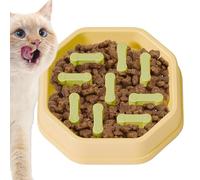 Alimentador Lento, antiasfixia | Platos de alimentación Lenta | para alimentación de Agua, Comer Perros pequeños, Grandes y medianos, Cachorros, Mascotas, Gatos