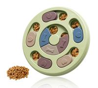 Alimentador lento - Juguete rompecabezas para perros - Caja de juguetes de entrenamiento interactivo - Creativo perro inteligente principiante, mejora el coeficiente intelectual del perro, alimentador