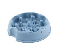 Alimentador lento para gatos, cuenco de alimentación de , cuenco de comida para mascotas antiasfixia, antideslizante duradero para gatos, cuenco de alimentación saludable para
