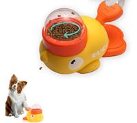 Alimentador lento para perros con forma de pato, dispensador de alimentos para mascotas, gatos, perros, interacción, alimentador para enriquecimiento y entretenimiento