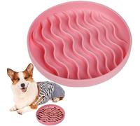 Alimentador Lento para Perros - Cuenco Interactivo con antiasfixia, Plato de alimentación Lenta de Raza Grande, promueve una alimentación Saludable, Evita el engullido, práctico Accesorio para