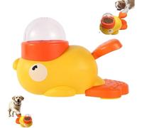 Alimentador lento para perros, dispensador de tratamiento para perros de pato, juguete de alimentación lenta, 2-en-1 entrenamiento cerebral estimulación nutrición dispensador (1 unid.)