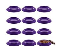 Alimentador para Isópodos,12 Piezas Bandeja De Alimentación Antideslizante para Terrarios Y Enclosures - Bandeja De Alimento para Isópodos - para Colémbolos, Milpiés E Invertebrados