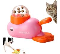 Alimentador para perros, juguete dispensador interactivo de golosinas para perros, alimentador de rompecabezas 2 en 1 para perros y gatos, comederos lentos para entrenamiento, juego interactivo para