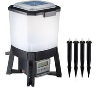 Alimentador Solar Ubbink Para Peces De Estanque 6 L Con Temporizador Y Panel LCD