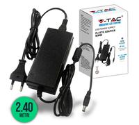 Alimentador Tira LED 42W 12V IP44 Negro V-TAC VT-23043