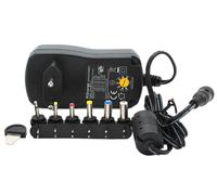 Alimentador universal salida 3-12vdc 600ma con 6 conectores pce600-uni