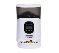Alimentadores automáticos 5L Smart Pet Feeder Dispensador automático de alimentos para gatos y perros Suministro de viaje máquina de alimentación automática tazón de comida para perros y gatos(Button