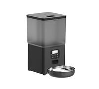 Alimentadores automáticos Alimentador automático de mascotas con botón Wi-Fi de 6L y 3,5 L TuYa, alimentador inteligente for perros y gatos, aplicación for mascotas, grabadora de voz, cuenco dispensad