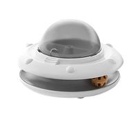 Alimentadores automáticos lentos para gatos, dispensador de tratamiento interactivo con sensores inteligentes y agujeros de liberación de alimentos, sensores controlados para gatos