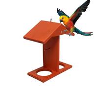 Alimentadores cBird para exteriores | Alimentador de aves colgantes de madera 20x10.5x23cm 500g Garden Balcony Feeding Station | Outdoor Wild B́ird Seed Dispensador Villa Patio Decorative Pet Feeding