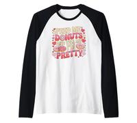 Aliméntame donas y Dime Que Soy un Amante de la Comida Bastante gastronómica Camiseta Manga Raglan
