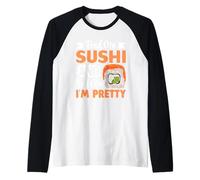 Aliméntame Sushi Y Dime Que Soy Bonita Camiseta Manga Raglan