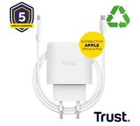 Alimentatore 45w usb-c per apple - plastica riciclata 50% - trust maxo