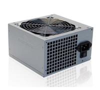 Tecnoware Fuente de alimentación para Office PC ATX Free Silent 500 w, Ventilador 12 cm, 2 x SATA, 1 x 24 Polos, 1 x 12 v, 4 Polos, 2 x molex, 1 x Floppy, Gris