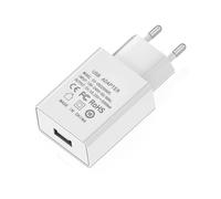 Alimentatore USB C 10W, Caricabatterie USB 5V/2A, Spina Alimentatore, Compatibile con Cuffie, Smartphone, Orologio Intelligente, Lettori Elettronici, Tablet (Bianco)