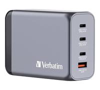 Cargador Gan de Pared Universal Verbatim GNC-240/ 3xUSB Tipo-C/ 1xUSB/ 240W