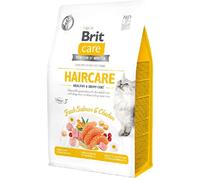 Alimento Brit Care para gatos sin cereales con pelo sano y brillante | Salmón y pollo | 2 kg