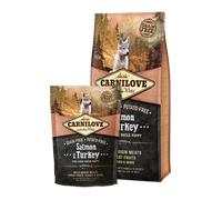 Alimento Carnilove sin cereales para cachorros de salmón y pavo, razas grandes | 12 kg
